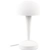 RL LIVE YOUR LIGHT Reality Canaria R59561131 - Lampada da tavolo in metallo bianco opaco, con LED E14 da 4,9 Watt, On/Off Touch