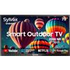 SYLVOX Outdoor TV 75 pollici, OT75A2KEGE 4K UHD Smart TV per Completo Sole 2000nits, Weatherproof, Televisore da Esterno Impermeabile (Pool Pro)