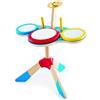 Hape - Set Batteria e Piatti | Strumento Giocattolo con Tamburi e Piatto per Imparare a Suonare dai 3 Anni in su