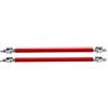 KIMISS Coppia di aste di supporto-Duokon Barre di supporto 1 coppia 20cm Supporto per barra di supporto per paraurti anteriore in alluminio per auto(red)