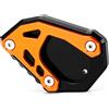 Modeer Per KTM 790 890 1050 1090 1190 1290 Adventure 690 ENDURO R 690 SMC R Moto CNC Supporto Piastra di estensione Cavalletto laterale Stand Pad 1290 Super Adventure R/S/T (arancione-nero)
