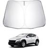 LUWU Parasole Auto Parabrezza Compatibile con Peugeot 3008 P64 E-3008 2024 2025 2026 Protezione Solare Parabrezza Interno Raffreddamento UV Protezione Raffreddamento 3008 e-3008 Accessori