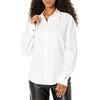 GUESS Donna Camicia Manica Lunga LS Benedicte Shirt W2YH40WDXM0 M Bianco Pure White g011