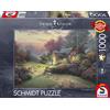 Schmidt Spiele Pasteur Thomas Kinkade, Spirit Cottage del Buon Pastore, Puzzle da 1000 Pezzi, Multicolore, 59678