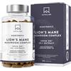 AAVALABS Lions Mane 18000mg 30:1 Nootropico | Hericium Erinaceus, Cordyceps Sinensis, Ganoderma Lucidum Reishi Funghi Medicinali e Zinco - Integratore Memoria e Concentrazione Criniera di Leone - 120 Capsule