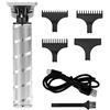 SURKER Tagliacapelli da uomo, Electric Pro Li a T, per uomo, a batteria, barbershop (argento)
