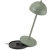 LA VILLE LUMIÈRE LVL EvaG Lampada da Tavolo Ricaricabile Senza Fili - Lampada LED Touch Dimmerabile da Interno/Esterno IP65 - Temp. Luce da 2200 a 3000K, Lunga Durata, Alluminio, Salvia