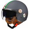 VVPEC Casco Moto 3/4 Casco Moto Aperto Casco Moto Mezzo Casco Omologato DOT/ECE con Doppia Visiera Casco Jet Vespa Stile Vintage Retrò Per Bambini Giovani Uomini Donne(Color:32,Size:L(59~60CM))