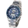 Masterline 1966 Radio ML06266004 - Orologio da polso da uomo, in acciaio INOX, colore: Blu, Nero