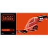 Black+Decker Decespugliatore Tosaerba Portatile Batteria 1.3Ah Ricaricabile