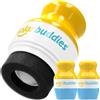 Solar Buddies Applicatore di Crema Solare - Pack di 2 Blu - Applicatore di Crema Solare, Crema Solare e Lozione con Spugna Ricaricabile per Viaggi per Bambini, Adulti e Famiglie - Contiene 100 ml