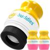 Solar Buddies Applicatore di Crema Solare - Pack di 2 Rosa - Applicatore di Crema Solare, Crema Solare e Lozione con Spugna Ricaricabile per Viaggi per Bambini, Adulti e Famiglie - Contiene 100 ml