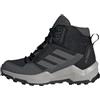 adidas Terrex AX4R Mid Hiking Shoes, Olive Strata/Wonder White/Orange, 31 EU