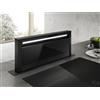 ELICA Cappa Downdraft, Linea GETUP BL MAT/A/90, 90 cm, Classe Energetica A, Nero effetto Soft Touch + Vetro Nero - PRF0162784