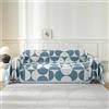 Ystyle Telo Copridivano 3 Posti, 180x340 CM, Copridivano Universale Quattro Stagioni, Teli Copri Divano con Braccioli, Copritutto Per Divano Arredamento Per La Casa Antimacchia, Blu