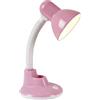 BEL AIR HOME - Lampada da Scrivania Flexo BABY | Design Elegante e Moderno | Ideale per Studio e Lavoro | Interruttore Facile da Usare | Compatibile con Lampadina 1xE27, Metallo (ROSA)