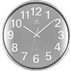 Lowell Justaminute 00816 Quartz wall clock Cerchio Cromo, Grigio
