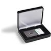 Leuchtturm Nobile Etui for 1 Embossed Gold Bar in Blister Packaging, Horizontal Format, Black