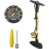 Topeak Joe Blow Sport III, pompa da pavimento, colore giallo.