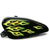 Kit 28 adesivi moto bobber chopper serbatoio parafango FIAMME FUOCO harley 2451