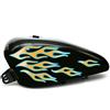 Kit 28 adesivi moto bobber chopper serbatoio parafango FIAMME FUOCO harley 2451