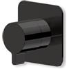 NEWFORM - B-EASY parte esterna rubinetto d'arresto nero - 69880E