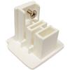 Novalux Testata chiusura Novalux per binari Bianco 106708.01