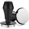Normcore Pressino caffè 57 mm, pressino a molla V4, pressino per caffè espresso Barista con base piatta con molle da 6,8 kg/11,3 kg/13,6 kg, manico e supporto in alluminio anodizzato, adatto per
