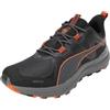 PUMA Reflect Lite Trail, Road Running Shoe Unisex-Adulto, Black-Flame Flicker, 43 EU