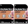 Duracell 4X Duracell CR 2025 (2 Blister Da 2 Batterie) 4 pile (CR 2025)