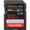 SanDisk SDXC Extreme Pro 512GB 200MB/s V30 UHS I