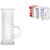 Borgonovo 13218117 Polo Bicchieri in Vetro con Manico, Satinato, 4.5 cl, 6 unità (Confezione da 1)