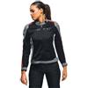 Dainese Hydraflux 2 Air Lady D-Dry Jacket, Giacca Moto Impermeabile, Donna, Nero/Charcoal-Gray/Rosso Lava, 48