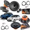 Hertz Kit 6 Casse Altoparlanti Hertz Ant+Post Adattatori per Fiat 500L dal 2012