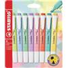 STABILO - Evidenziatore - swing cool Pastel | Astuccio da 8, Colori assortiti