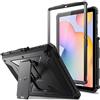 FINTIE Custodia per Samsung Galaxy Tab S6 Lite 10.4'' 2024/2022/2020 (SM-P620/P625/P613/P619/P610/P615), Robusto Unibody Hybrid Protettivo Kickstand Custodia con Proteggi Schermo Incorporato, Nero