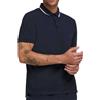 Wilson Team Pique Short Sleeve Polo Blu 2XL Uomo