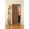 Forte Porta a Soffietto Elly in PVC, Resistente agli urti, Riducibile, Kit completo, L83 x H214, Effetto Legno Noce