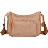 Y Not Y-Not Hobo Bag Large in Nylon con Stampa Tono su Tono