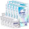 Durex Invisible, Preservativi Ultra Sottili, 30 Profilattici