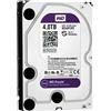 Western Digital WD Purple HDD Interno 4000 GB, SATA III, 6000 Mbit/s, 7200 rpm, 64 MB, 3.50 Pollici