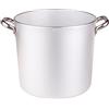 Pentole Agnelli ALMR110328 Pentola Cilindrica Radiante con Due Maniglie Inox, Argento, 28 cm, 16 l, 1 Pezzo