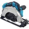 SENDERPICK Sega circolare a batteria, 180 mm, 1380 W, senza fili, 4500 giri/min, per 18 V Makita/batteria