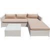 Frankystar Morning Relax - Salotto da giardino in alluminio e polyrattan divano 2 posti