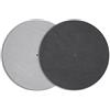 Pro-Ject Phono Box Pad in pelle per grammofono, Argento | Slipmat professionale in cuoio per grammofono, diametro 12 pollici, migliora l'audio e riduce le vibrazioni statiche