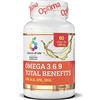 Colours of Life OMEGA 369 TOTAL BENEFITS, 60 capsule - fonte ricca di Omega 3 a lunga catena