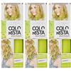 L'Oreal L' Oreal Colorista Wash out neon capelli semi-permanente, verde lime, 80 ml, confezione da 3