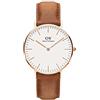 Daniel Wellington Classic Orologi 36mm Double Plated Stainless Steel (316L) Rose Gold