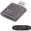 ChenYang Adattatore da Nano Memory Card e SD Card a USB 3.0 2 in 1 Lettore di Schede Plug & Play