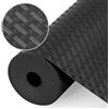 Origuuds Tappetino per Cassetti, Tappetini Non-Adesivo EVA Plastica Rivestimento Cassetti per Cassetto Frigorifero Cucina Ripiani (Nero/30cm x 300cm)